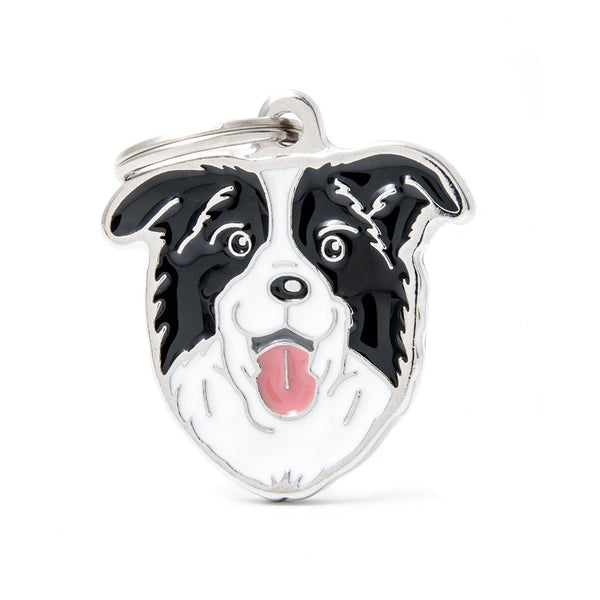 ID Tag - Friends Collection - Border Collie ID Dog Tag | Personalized Cat Dog Tag