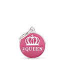 ID Tag - ID Tag Circle "The Queen" | Personalized Cat Dog Tag
