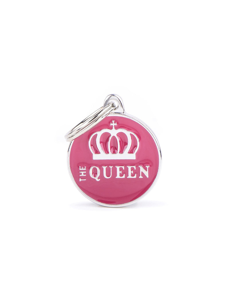 ID Tag - ID Tag Circle "The Queen" | Personalized Cat Dog Tag