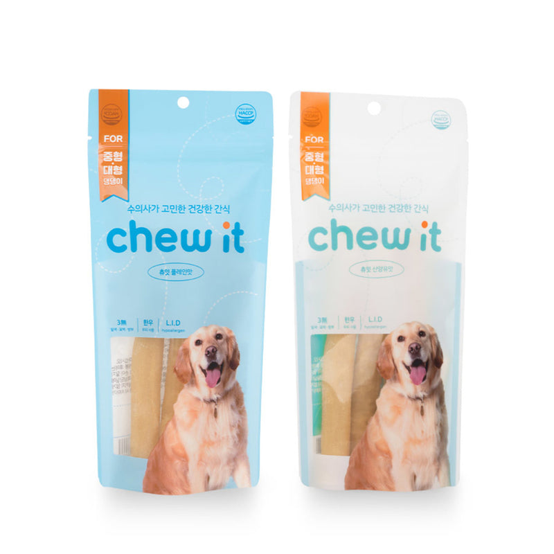Chew It Plain Snacks For Medium To Large Dogs
