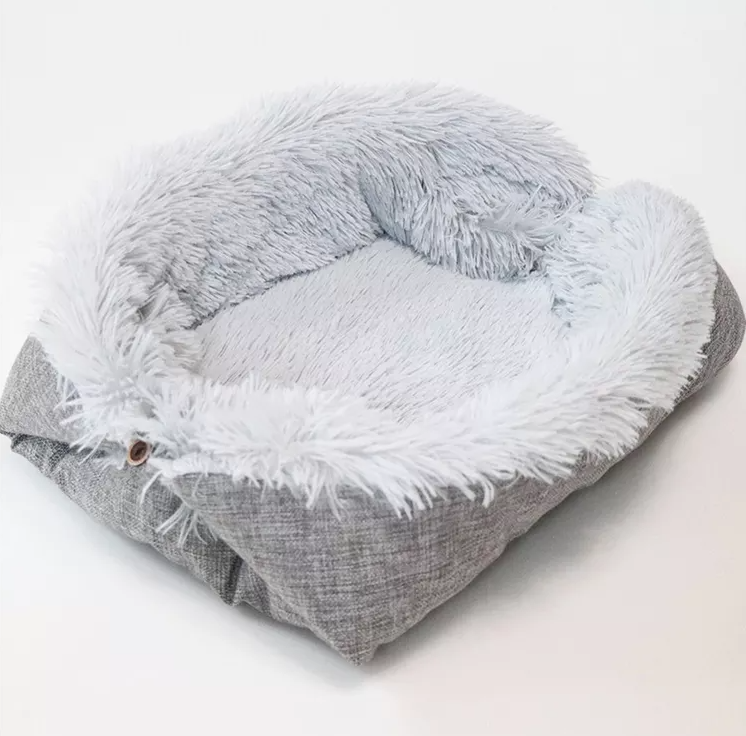 Faux Fur Color Indoor Pet Beds