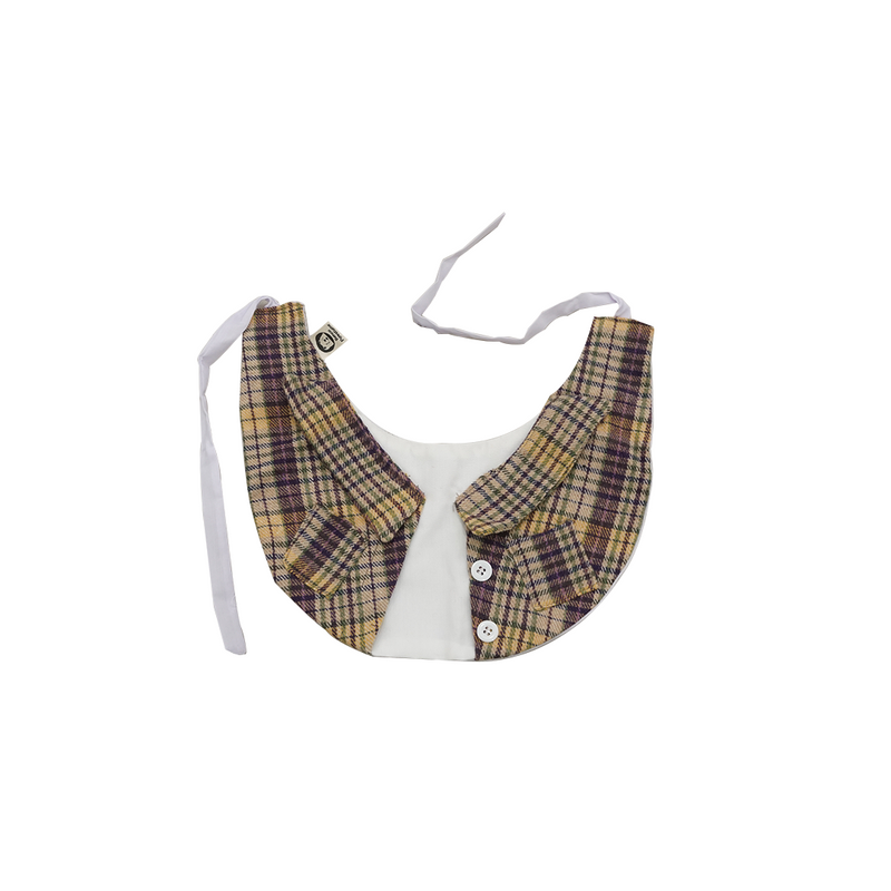 Flannel Shirt Bib For Pets