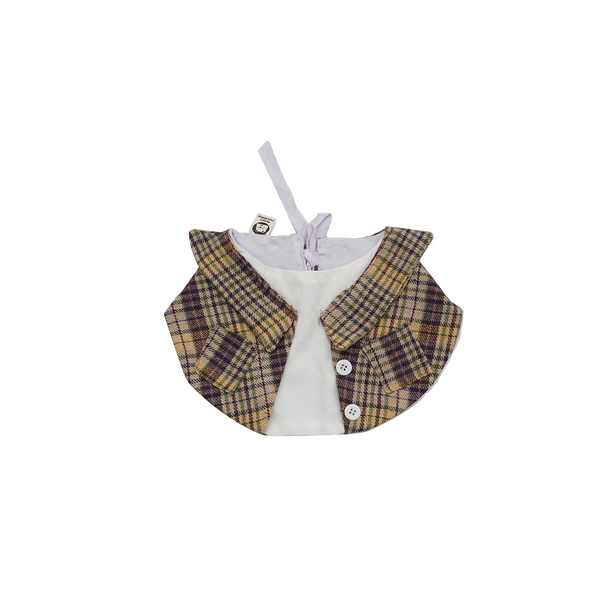 Flannel Shirt Bib For Pets