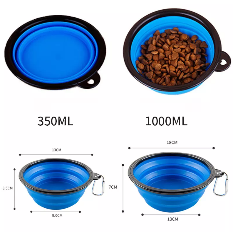 Foldable Travel Bowl for Dogs and Cats 350ml