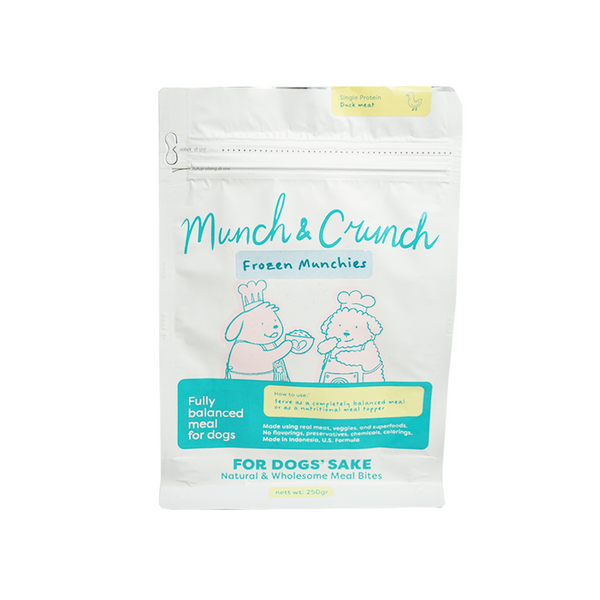 Munch & Crunch Duck Frozen Dog Food