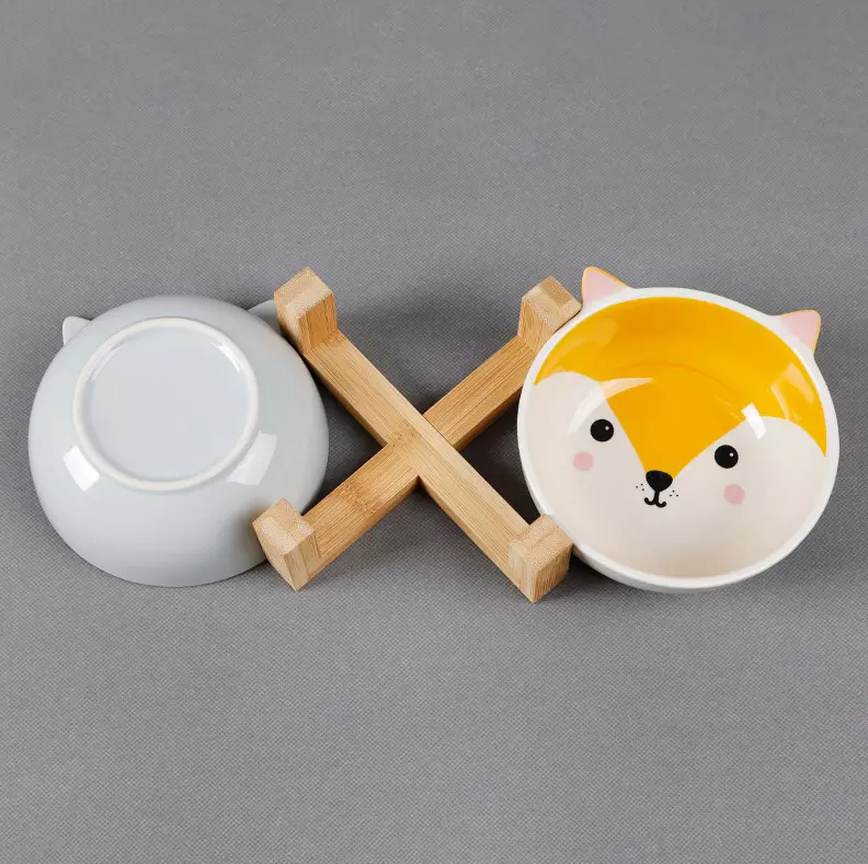 Pets Bowl Feeder Ceramic