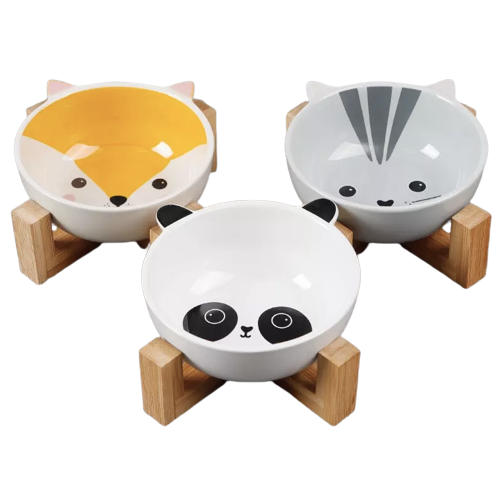 Pets Bowl Feeder Ceramic