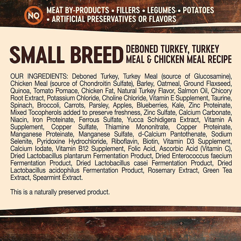 Core Wholesome Grains Small Breed High Protein Turkey & Chicken Dog Food