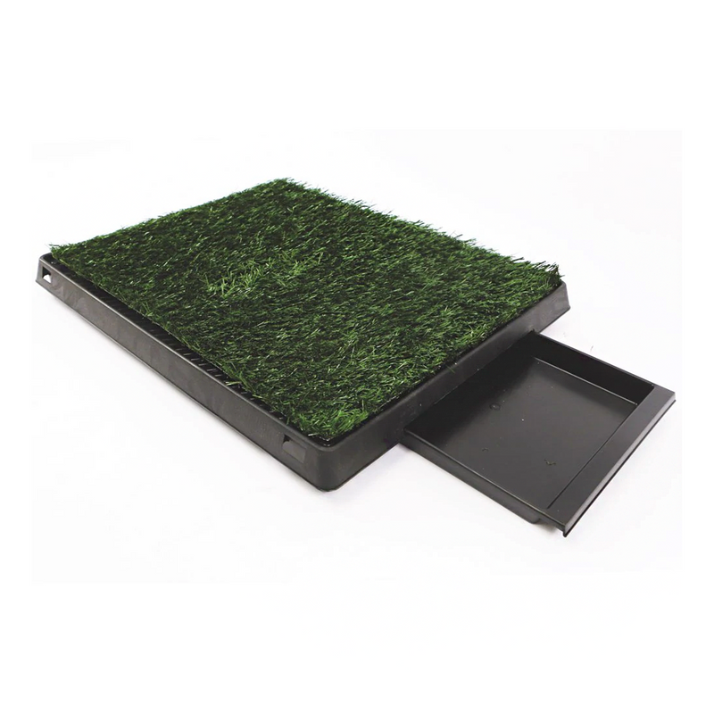 Grass Mat Training Pad with Tray for Dog