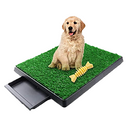 Grass Mat Training Pad with Tray for Dog