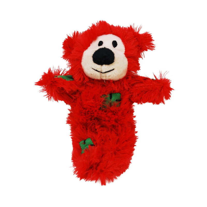 Holiday Softies Patchwork Bear Assorted Cat Toy