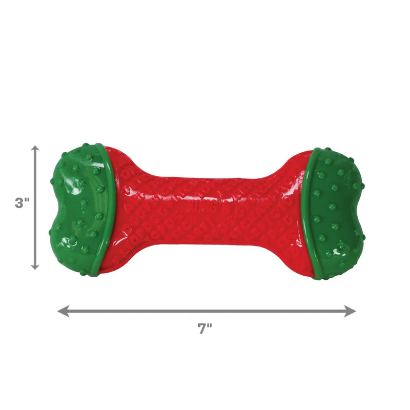 Holiday CoreStrength Bone Dog Toy