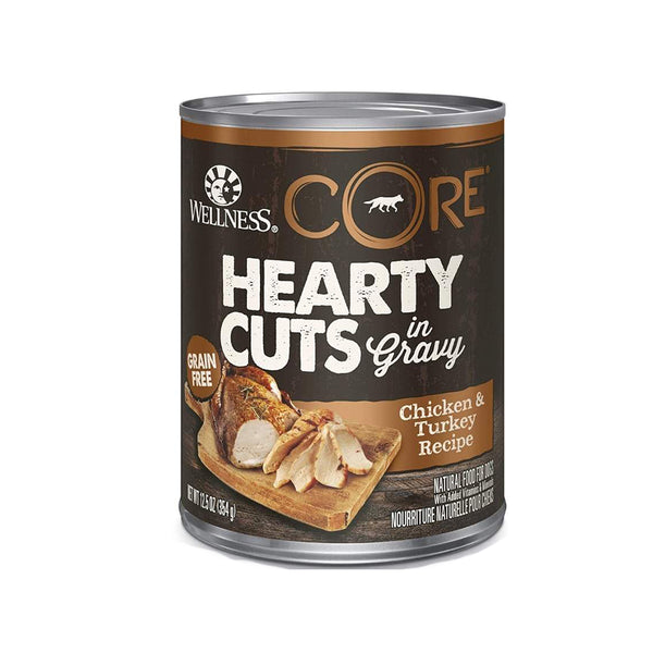 CORE Hearty Cuts in Gravy Chicken & Turkey Recipe Grain-Free Dog Food