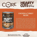 CORE Hearty Cuts in Gravy Turkey & Duck Recipe Grain-Free Dog Food
