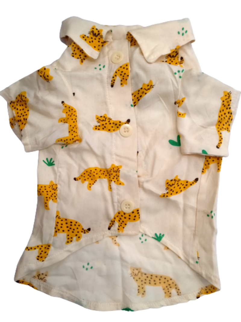 Dexter Shirt Dog Cat Tiger Motif