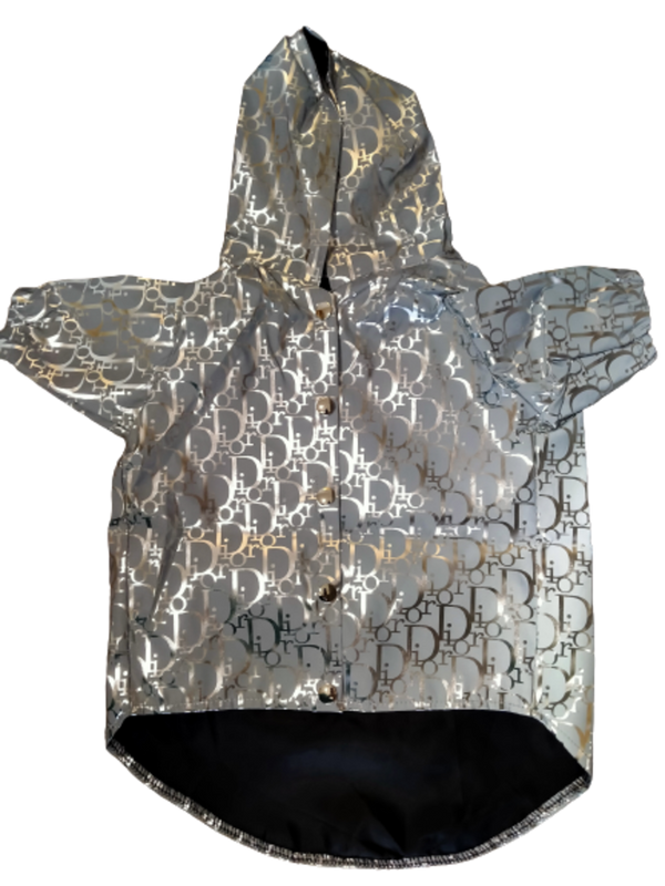 Chasetian Dogior Reflective Silver Jacket Hoodie
