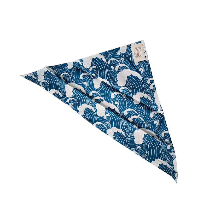 Japanese Waves Bandana For Pets