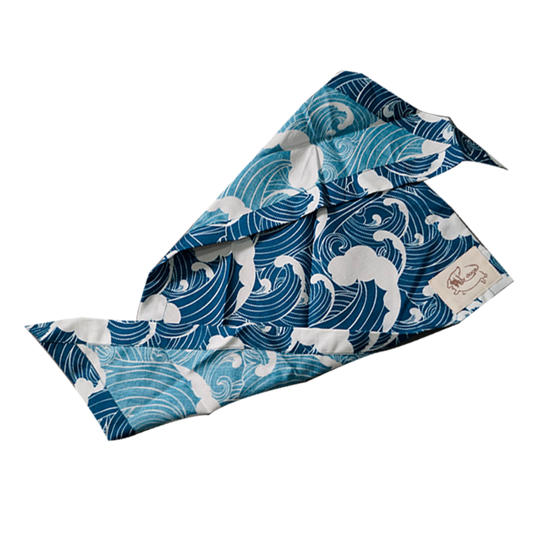 Japanese Waves Bandana For Pets