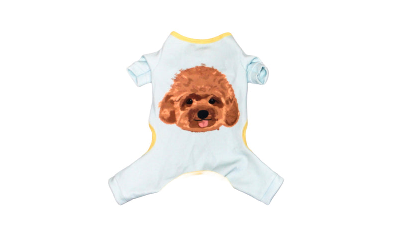 Red Toy Poodle Jumpsuit Dog and Cat Apparel
