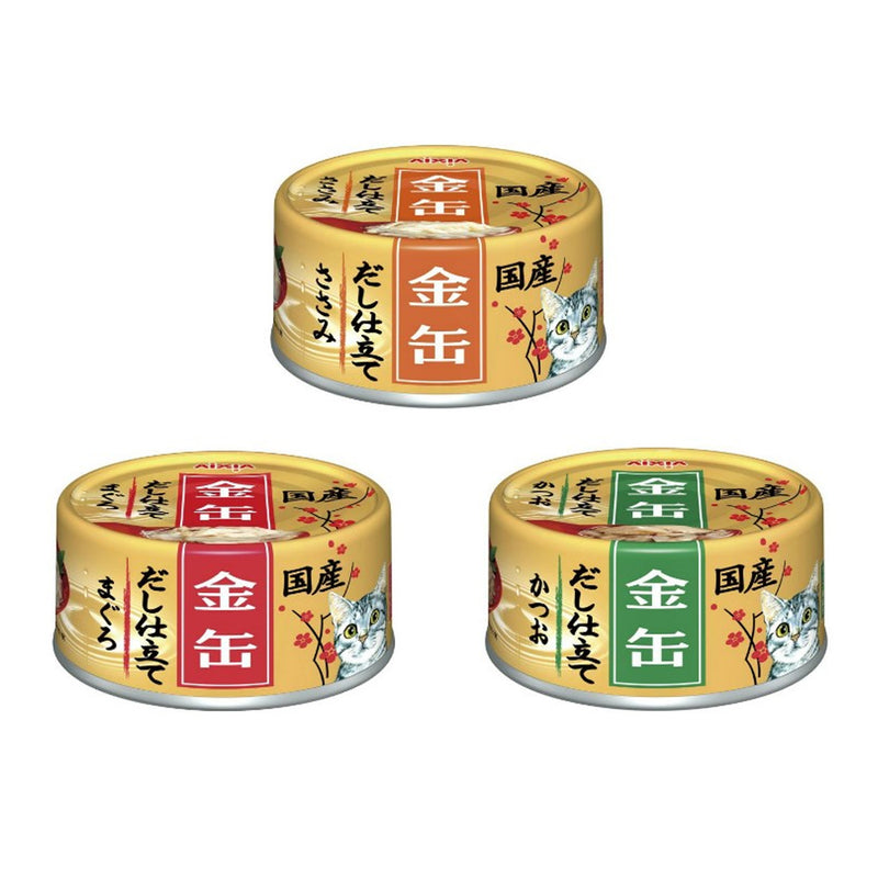 Kin-can Dashi-Jitate Skipjack Tuna Cat Wet Food