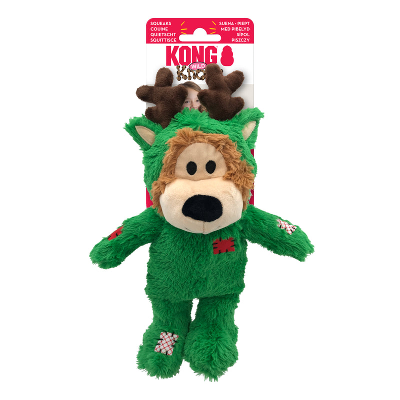 Holiday Wild Knots Bear Assorted Dog Toy