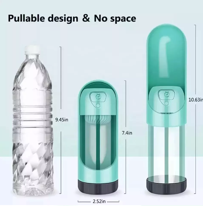 Large Capacity Portable Dog Water Bottle 300ml