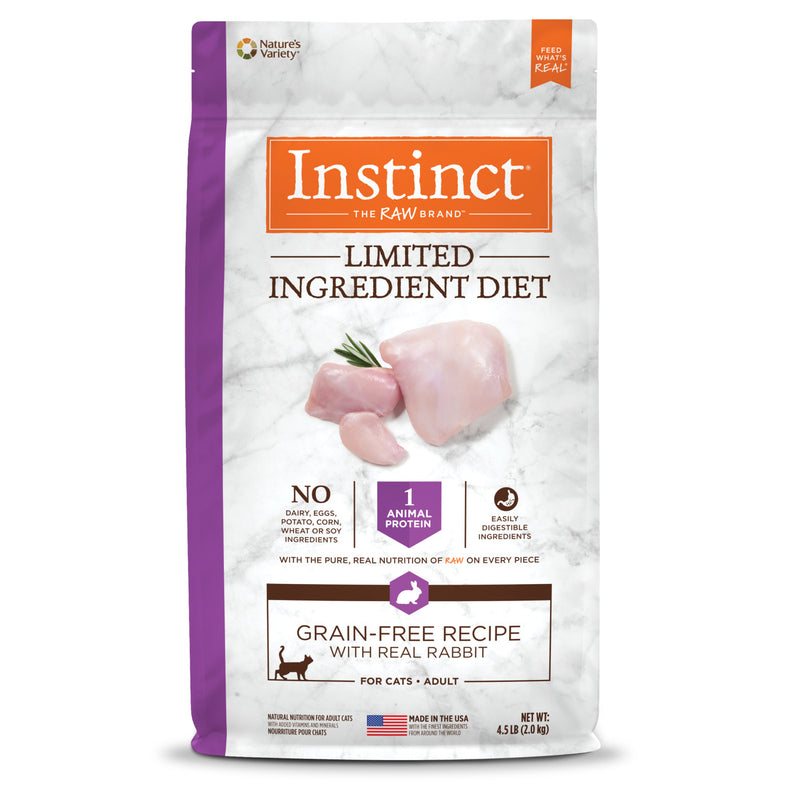 Limited Ingredient Diet Grain Free Rabbit Recipe Dry Cat Food