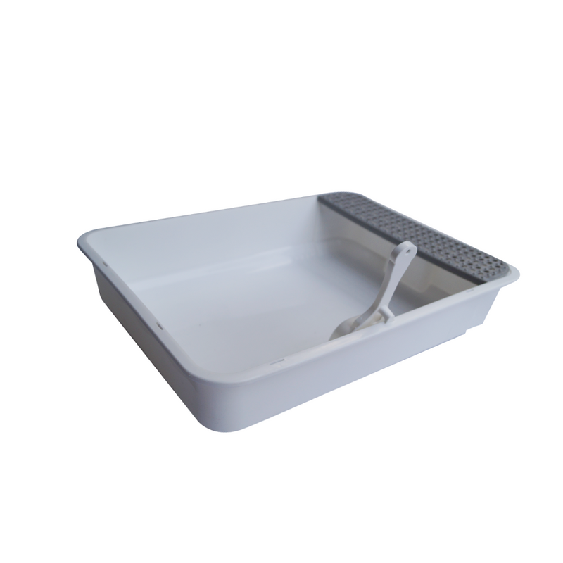 Cat Litter Box White with Scoop