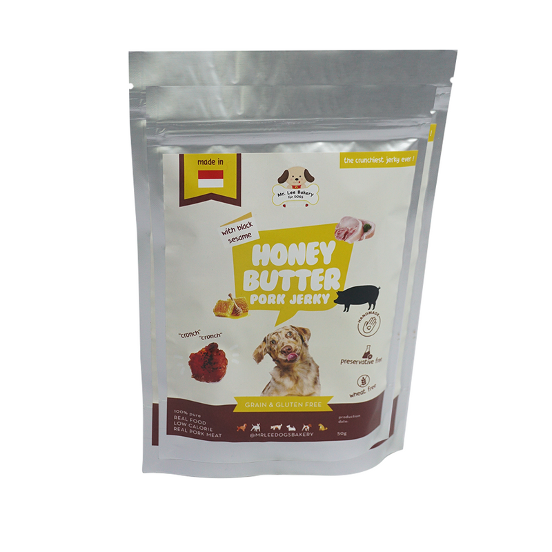 Honey Butter Pork Jerky Dog Treats