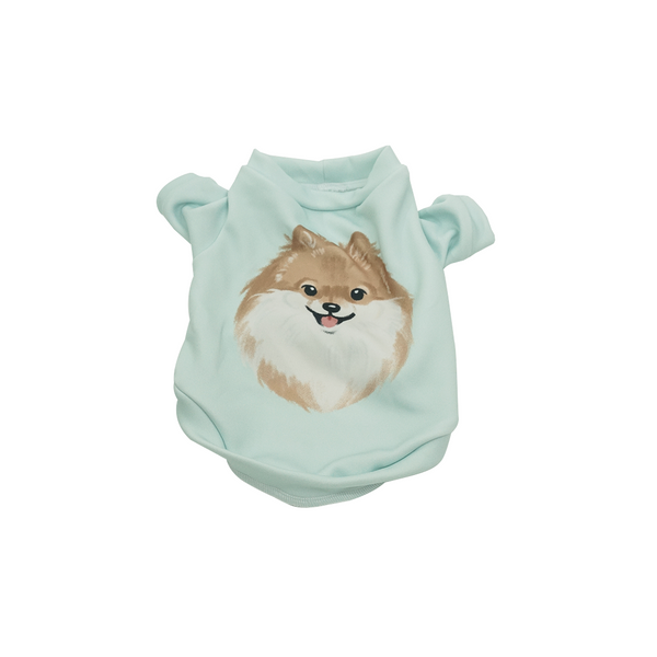 Choco Pomeranian T-Shirt Dog and Cat Apparels