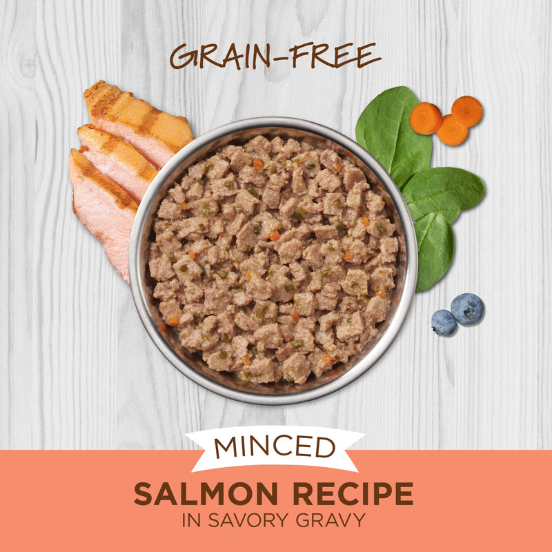 Minced Salmon in Savory Gravy Recipe Wet Cat Food