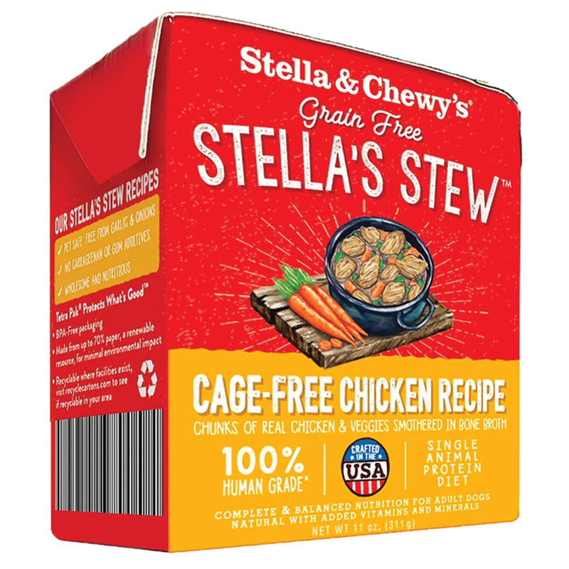 Stella's Stew Cage Free Chicken Wet Dog Food