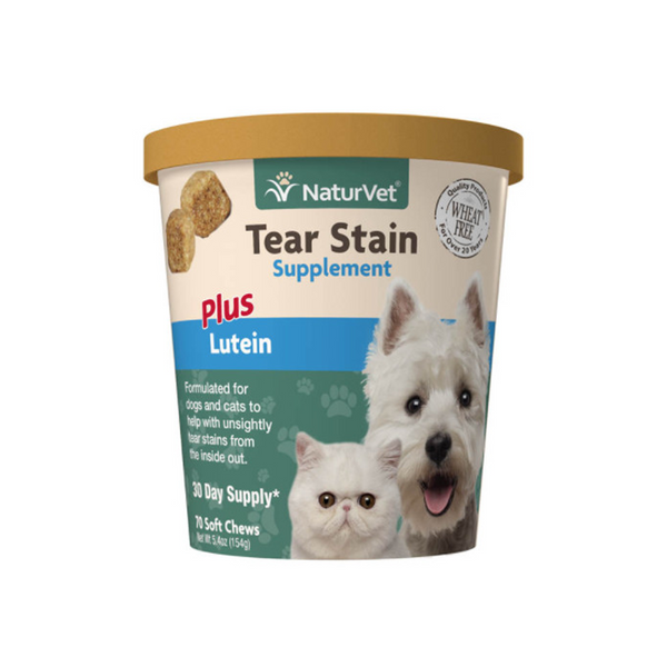 Tear Stain Plus Lutein Supplement Soft Chews for Dogs and Cats