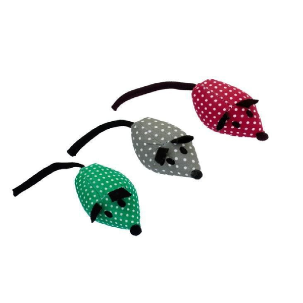 Softies Catnip Mice 2-Pack for Cats