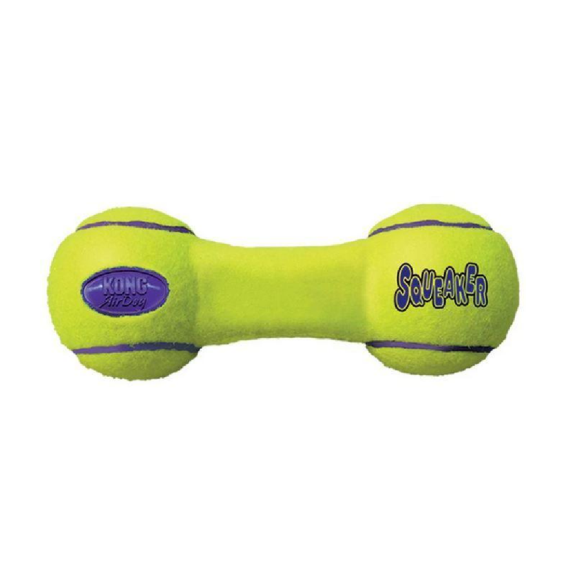 KONG AirDog Squeaker Dumbbell Dog Toy - S