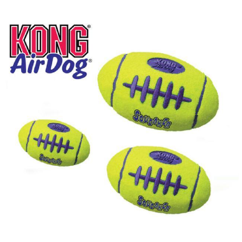 KONG AirDog Squeaker Football Dog Toy - S