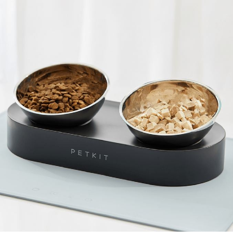 Fresh Nano Metal Cat Feeding Bowl Set