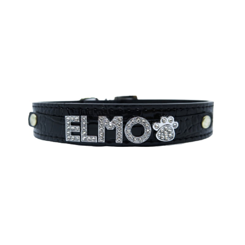 Croc Texture Personalized Pet Collar