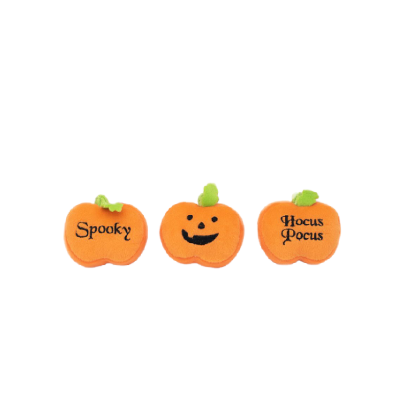 Halloween Miniz 3-Pack - Pumpkins Dog Toys