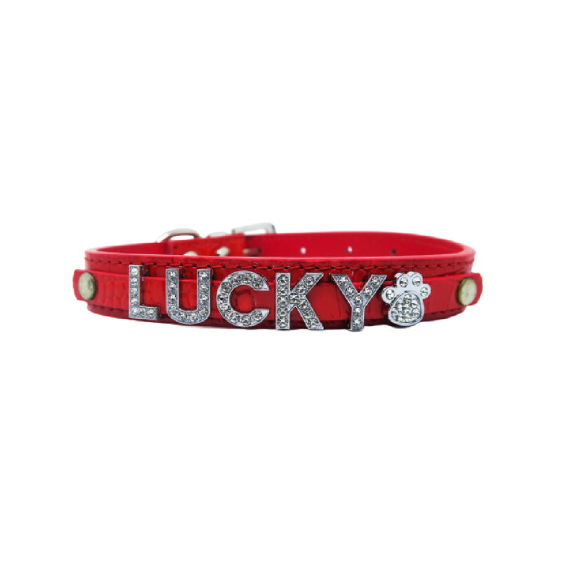 Croc Texture Personalized Pet Collar