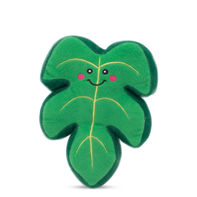 Squeakie Pattiez - Monstera Leaf Dog Toy