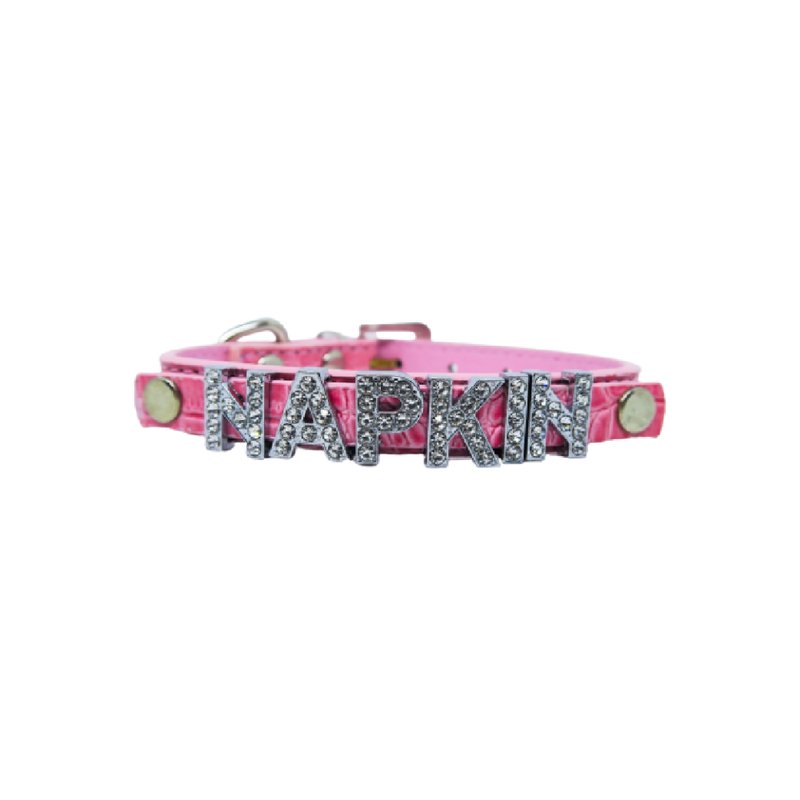 Croc Texture Personalized Pet Collar