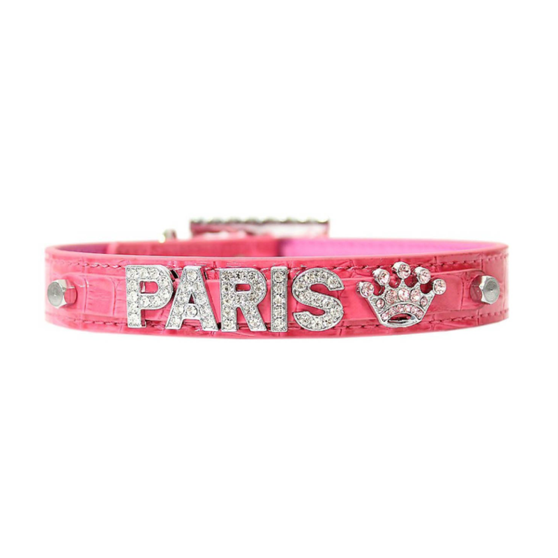 Croc Texture Personalized Pet Collar