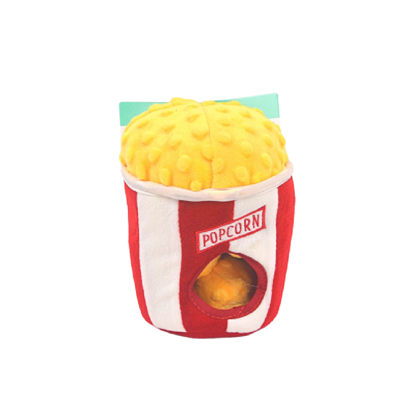 Zippy Burrow - Popcorn Bucket Dog Toy