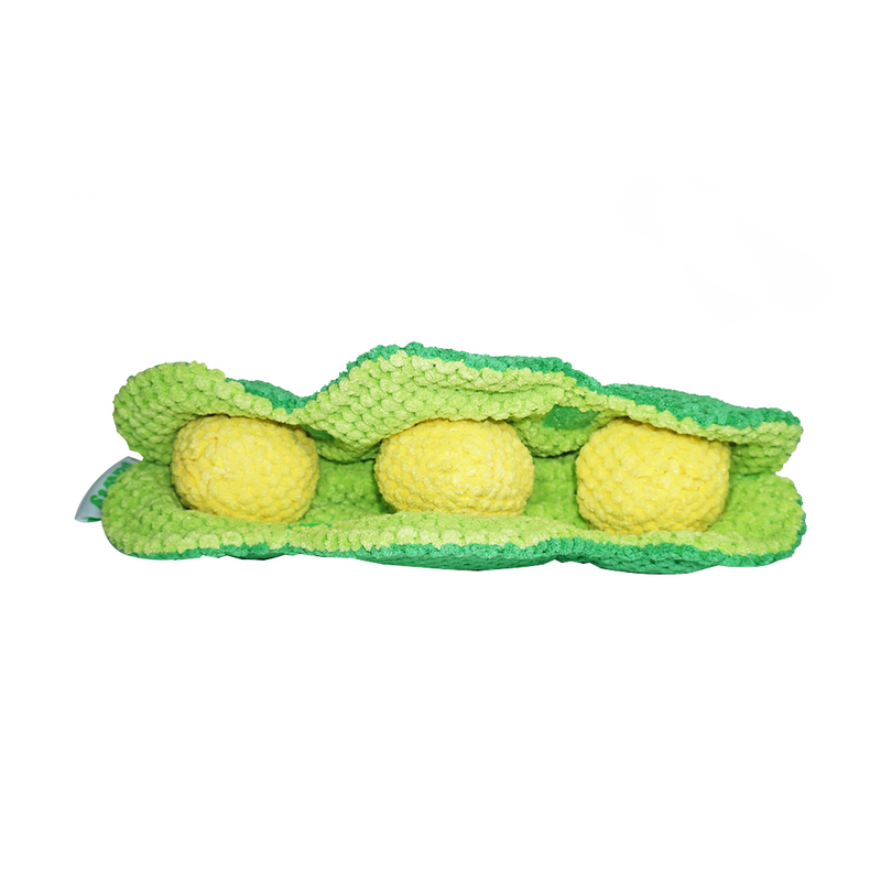 Pea Pod Interactive Plush Dog Toy