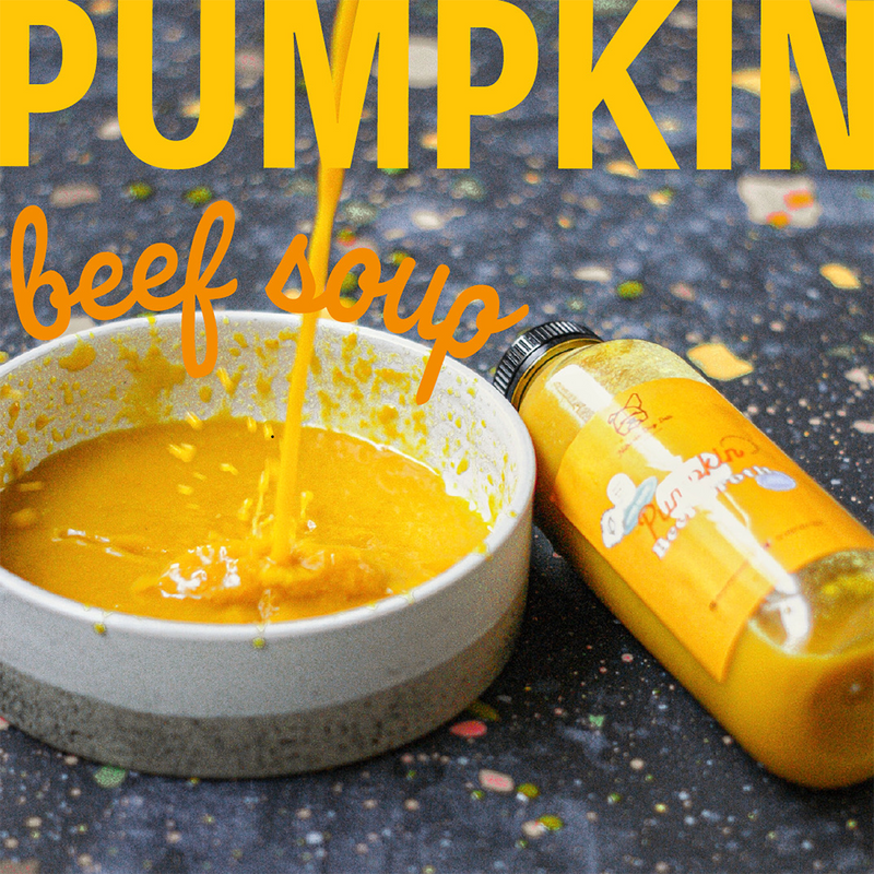 Pumpkin Beef Broth for Dogs