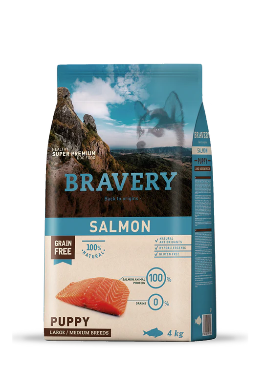 Grain-Free Salmon Large/Medium Breed Puppy Dry Dog Food