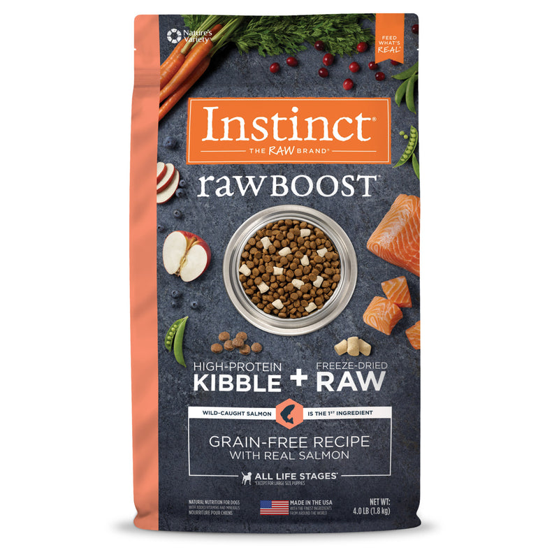 Raw Boost Grain Free Salmon Recipe Dry Dog Food