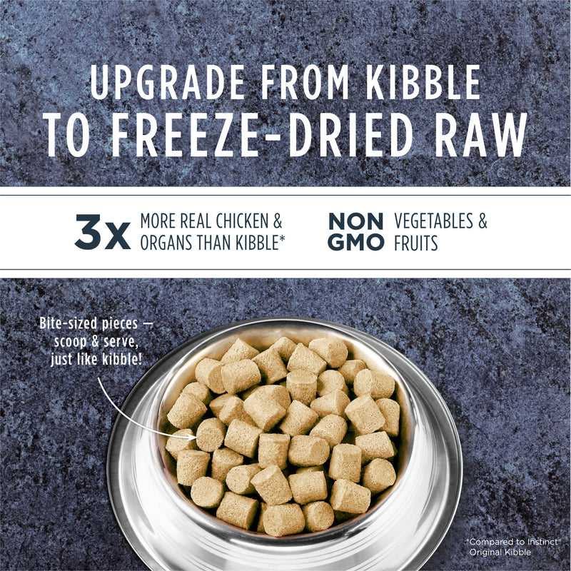 Raw Meals Freeze Dried Cage Free Chicken Recipe Dry Dog Food - 9,5oz