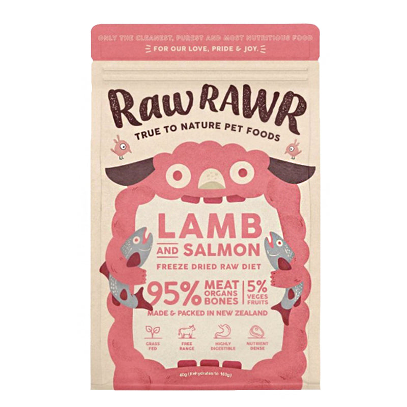 Lamb & Salmon Raw Freeze Dried Dog & Cat Food